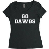 Go Dawgs , Go Dawgs T, Dawgs Gift Women's Triblend Scoop T-shirt | Artistshot