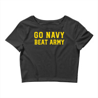 Go Navy Beat Army Crop Top | Artistshot