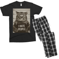 I Hate People Men's T-shirt Pajama Set | Artistshot