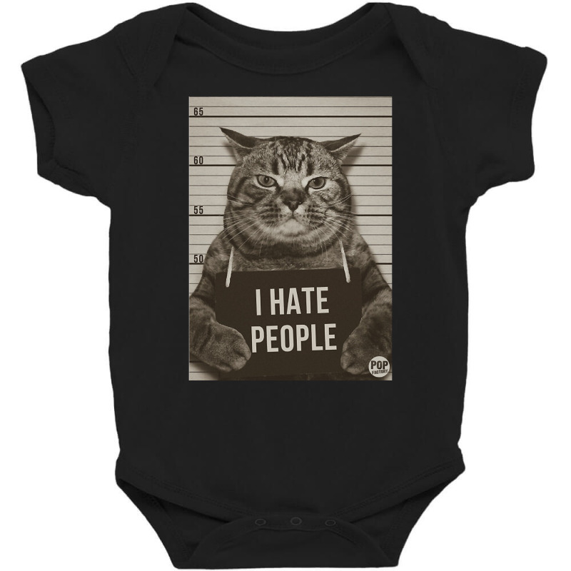 I Hate People Baby Bodysuit | Artistshot