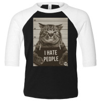 I Hate People Toddler 3/4 Sleeve Tee | Artistshot