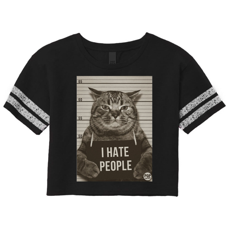 I Hate People Scorecard Crop Tee by King Davila | Artistshot