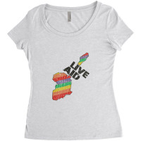 Live Aid, Charity Women's Triblend Scoop T-shirt | Artistshot