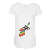 Live Aid, Charity Maternity Scoop Neck T-shirt | Artistshot