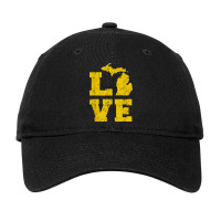 Michigan Love Mi Vintage Adjustable Cap | Artistshot