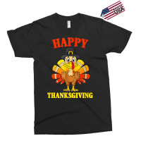 Happy Thanksgiving Turkey Day Fall Season Funny Cute Toddler Exclusive T-shirt | Artistshot