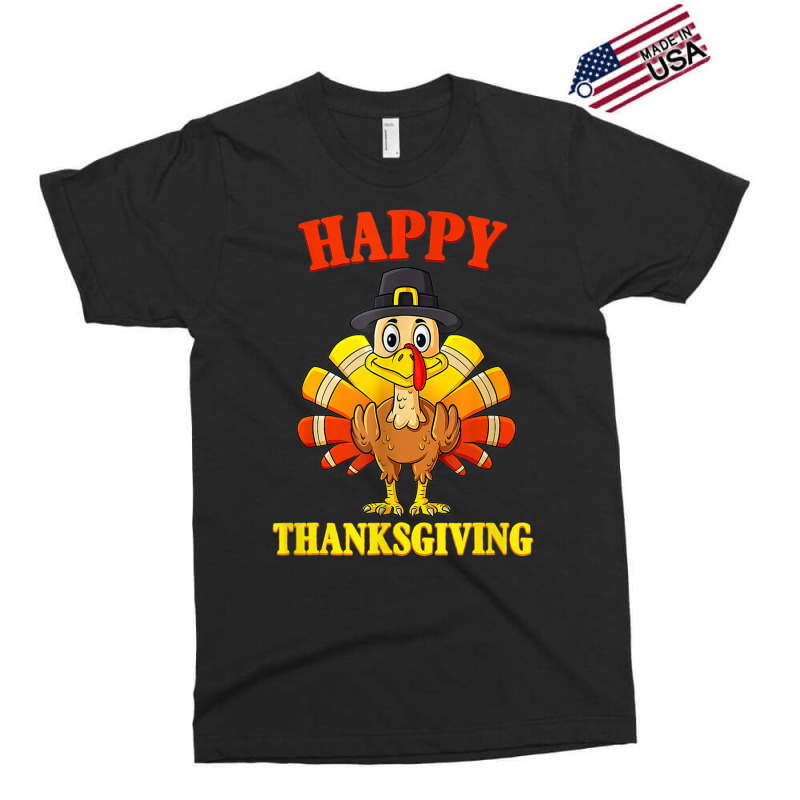 Happy Thanksgiving Turkey Day Fall Season Funny Cute Toddler Exclusive T-shirt | Artistshot