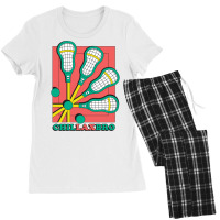 Funny Lacrosse Sticks And Balls Chillax Bro Lacrosse Team Sweatshirt Women's Pajamas Set | Artistshot