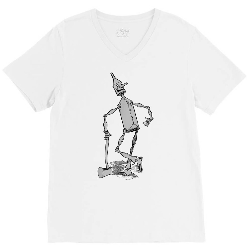 Tin Man Shirt   The Wizard Of Oz Tshirt Vintage Tin Man Tee V-neck Tee | Artistshot