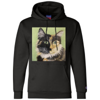 Tortoiseshell Cat Face Champion Hoodie | Artistshot