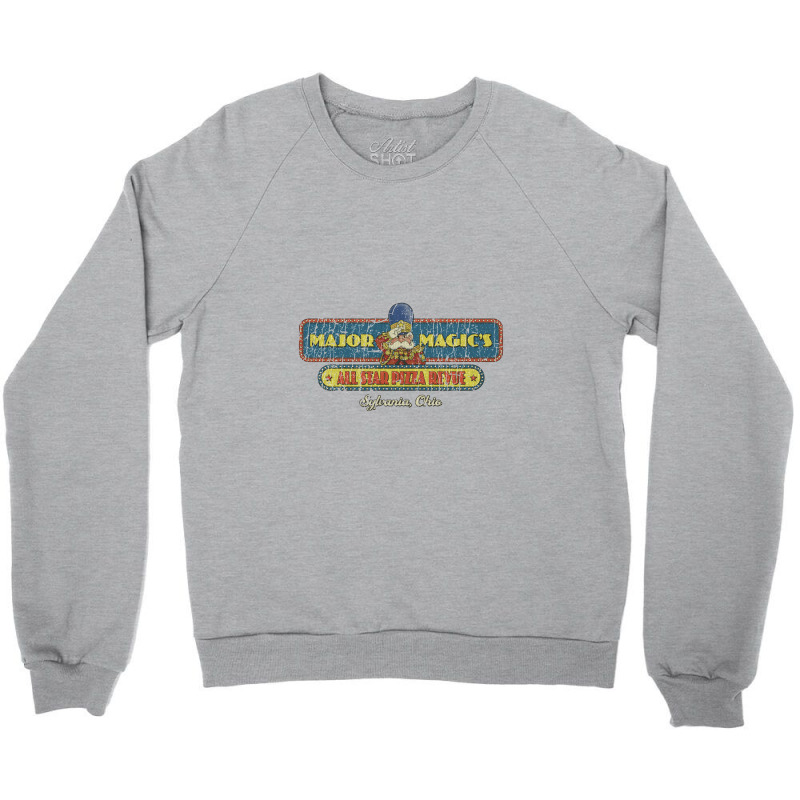 Major Magic's All Star Pizza Revue, Ohio Crewneck Sweatshirt by apolitery | Artistshot