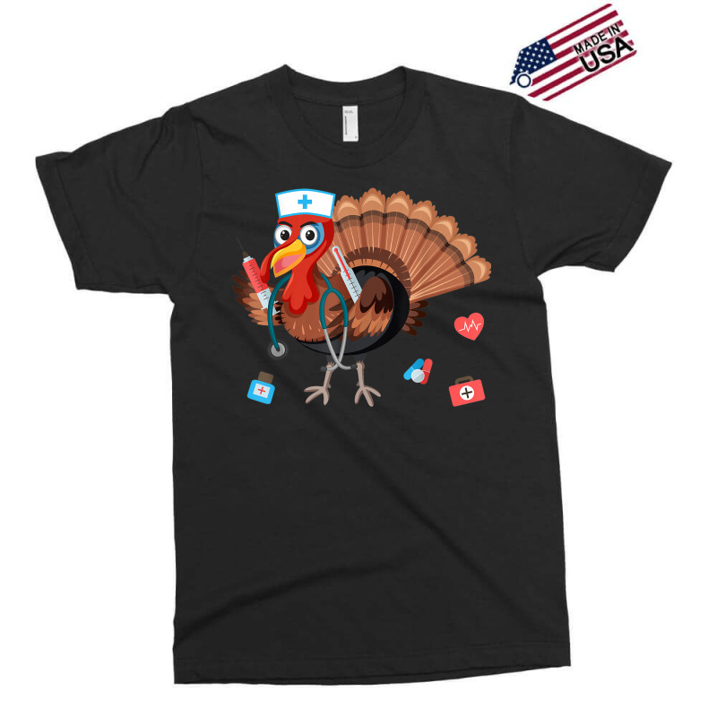 Thanksgiving Happy Thanksgiving Turkey Nurse Exclusive T-shirt | Artistshot