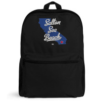 Salton Sea Beach California Ca Map T Shirt Backpack | Artistshot