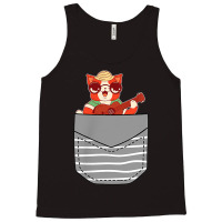 Cat Music Instrument Ukulele In Pocket Tank Top | Artistshot