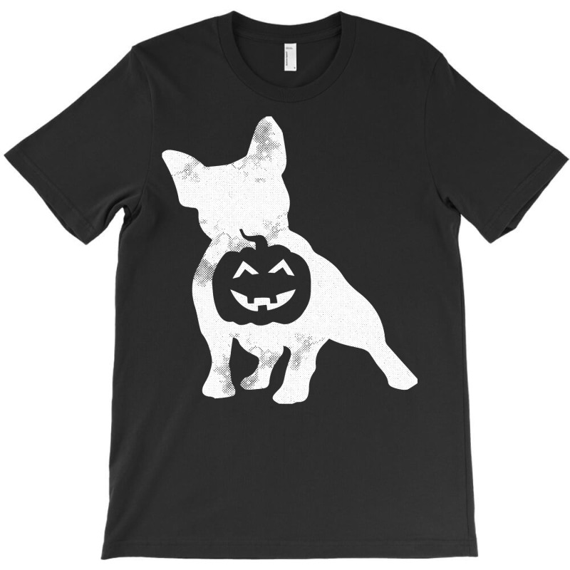 French Bulldog Lazy Halloween Costume Cute Frenchie Pumpkin T-shirt | Artistshot