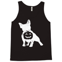 French Bulldog Lazy Halloween Costume Cute Frenchie Pumpkin Tank Top | Artistshot