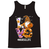 Love Nurse Life Halloween Gnome Pumpkin Nurse Spooky Season Tank Top | Artistshot