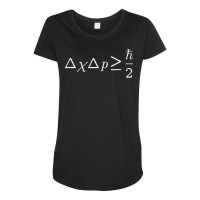 Quantum Mechanics Uncertainty Principle Physics T Shirt Maternity Scoop Neck T-shirt | Artistshot