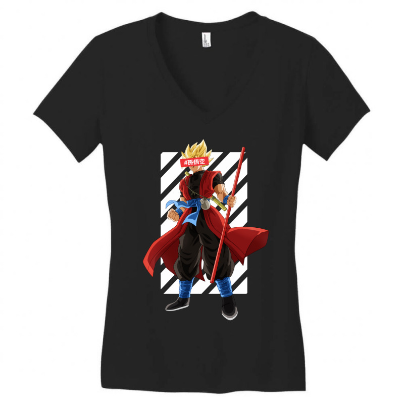 Anime Dragonball Women's V-Neck T-Shirt by XYZStudio | Artistshot