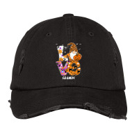 Love Grampy Halloween Gnome Pumpkin Spooky Season Vintage Cap | Artistshot