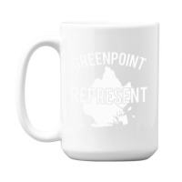 Green Point Rep   Brooklyn 15 Oz Coffee Mug | Artistshot