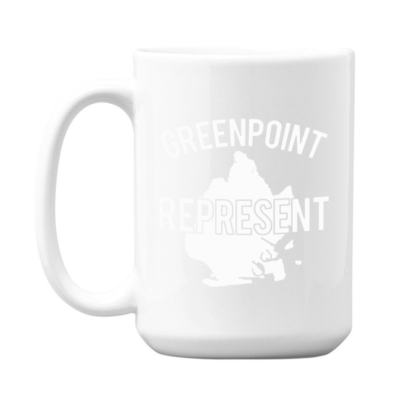 Green Point Rep   Brooklyn 15 Oz Coffee Mug | Artistshot