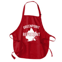 Green Point Rep   Brooklyn Medium-length Apron | Artistshot