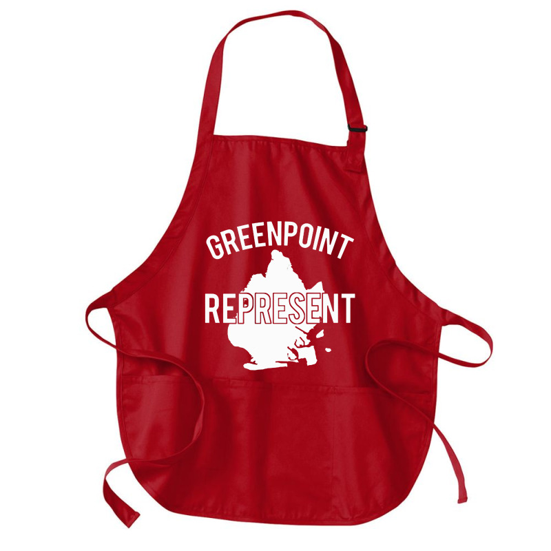 Green Point Rep   Brooklyn Medium-length Apron | Artistshot