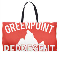 Green Point Rep   Brooklyn Weekender Totes | Artistshot