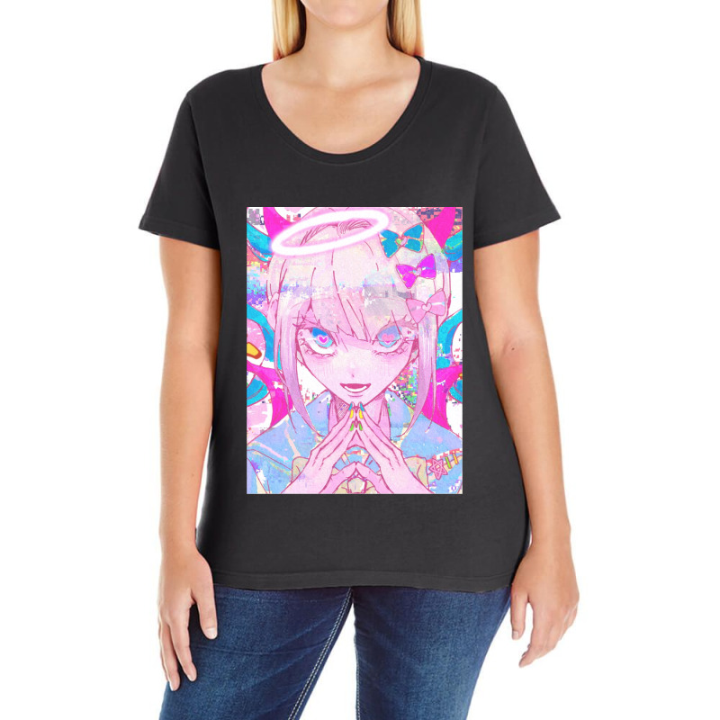 Kangel Needy Streamer Overload Ladies Curvy T-Shirt by cm-arts | Artistshot