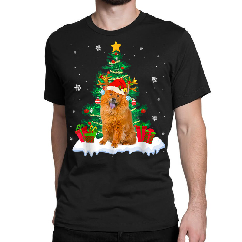 Christmas Pajama Chow Chow Tree Xmas Dog Dad Mom Classic T-shirt | Artistshot