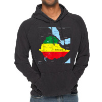 Ethiopia Map. Ethiopian Habesha Flag, Location And Pride T Shirt Vintage Hoodie | Artistshot