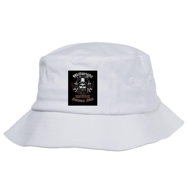 Awesome Is Not A Career Its A Post Apocalyptic Survival Ski Bucket Hat | Artistshot