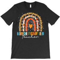 Kindergarten Teacher Teach Love Boho Rainbow Thanksgiving T-shirt | Artistshot