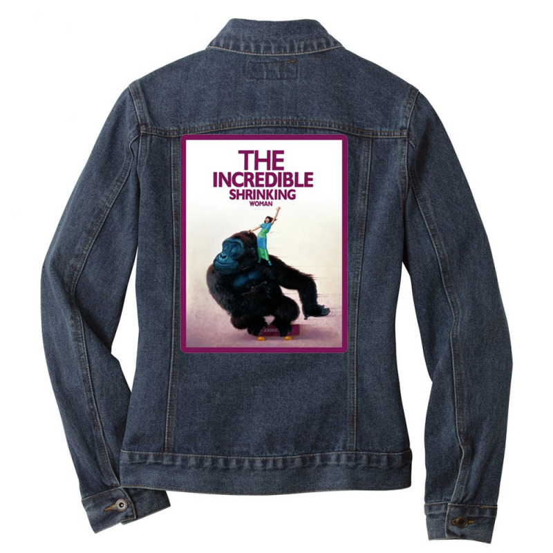 The Incredible Shrinking, Incredible, Shrinking, The Incredible Shrink Ladies Denim Jacket by SHYUTRTOER | Artistshot