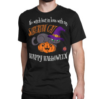 Siberian Cat   Cat Lover Not A Witch Funny Halloween Classic T-shirt | Artistshot