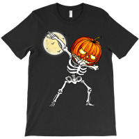 Halloween Boys Dabbing Skeleton Scary Pumpkin This Year T-shirt | Artistshot