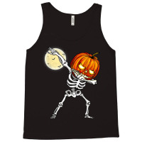 Halloween Boys Dabbing Skeleton Scary Pumpkin This Year Tank Top | Artistshot