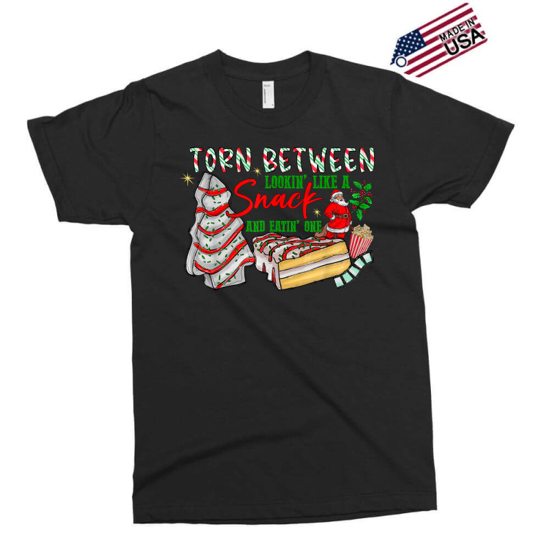 Torn Between Looking Like A Snack And Eating One Santa Xmas Exclusive T-shirt | Artistshot