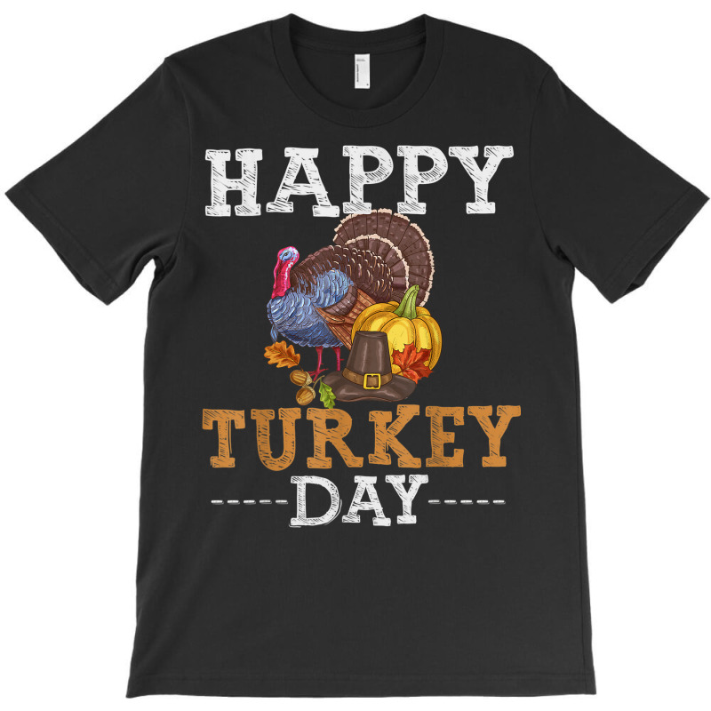 Thanksgiving Happy Turkey Day Pilgrim Turkey Kids Toddler T-shirt | Artistshot