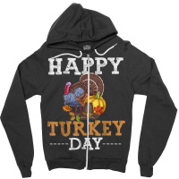 Thanksgiving Happy Turkey Day Pilgrim Turkey Kids Toddler Zipper Hoodie | Artistshot