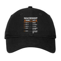 Machinist Hourly Rate Machining Adjustable Cap | Artistshot