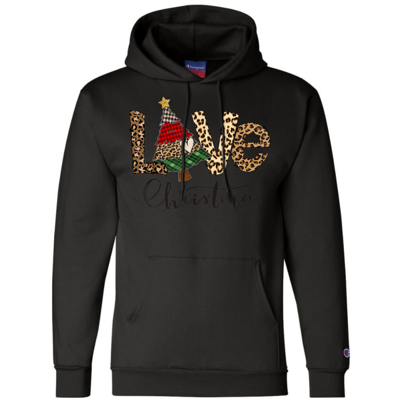 Love Christmas Funny Gnome Plaid Christmas Lights Xmas Gifts Champion Hoodie | Artistshot