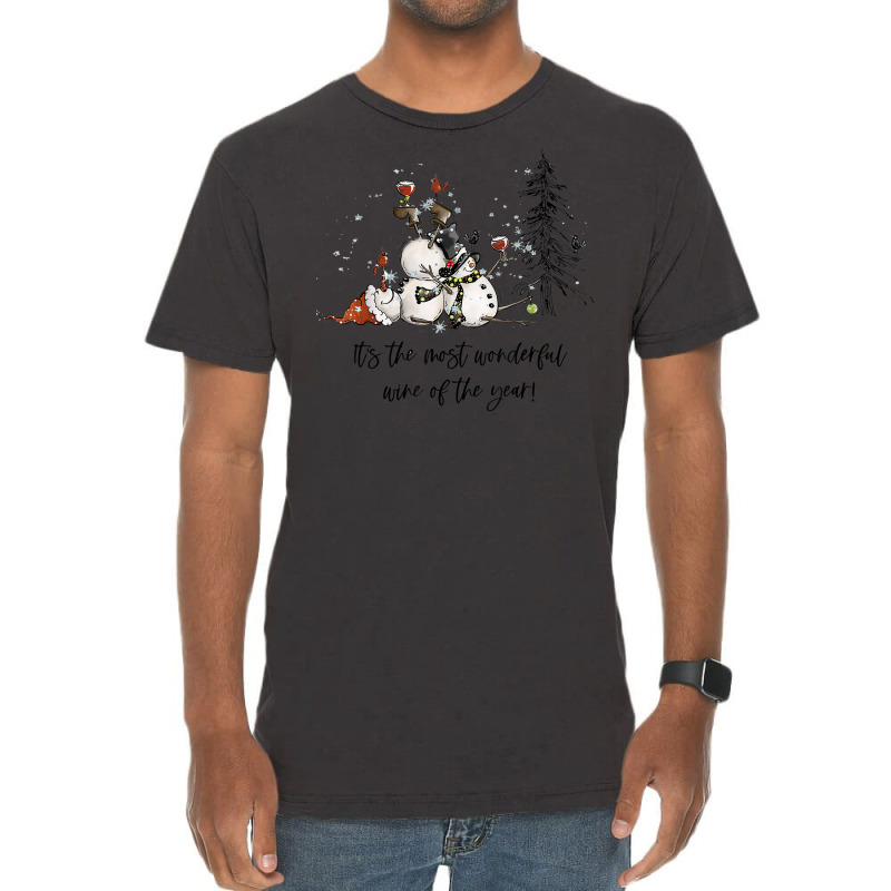 It's The Most Wonderful Wine Of The Year Christmas Wine Vintage T-shirt | Artistshot