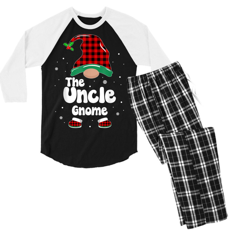 Uncle Gnome Matching Family Group Christmas Party Pajama Men's 3/4 Sleeve Pajama Set | Artistshot