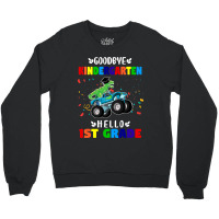 Goodbye Kindergarten Hello First Grade Graduation Boy Crewneck Sweatshirt | Artistshot