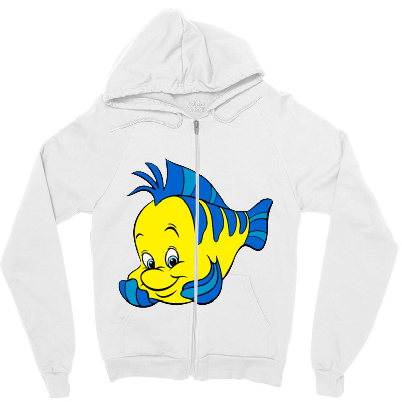 Flounder Zipper Hoodie | Artistshot