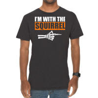 I'm With The Squirrel Halloween Costume Party Matching Vintage T-shirt | Artistshot