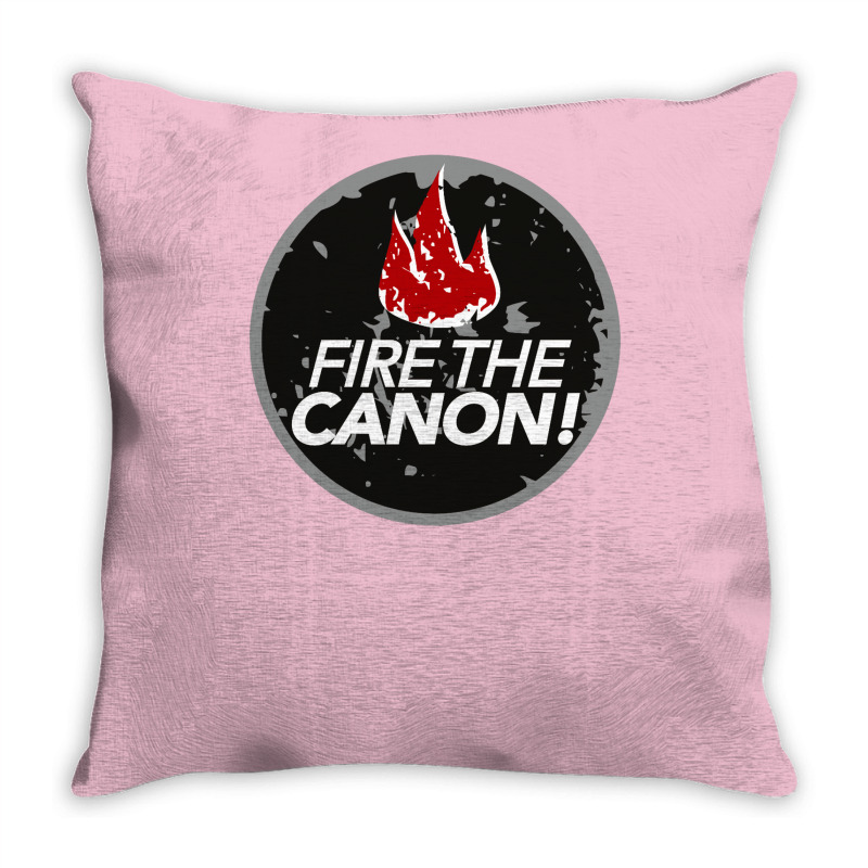 Fire The Canon Throw Pillow | Artistshot