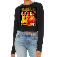 Madhuri Dixit, Madhuri Dixit Vintage, Madhuri Dixit Art, Madhuri Dixit Cropped Sweater | Artistshot